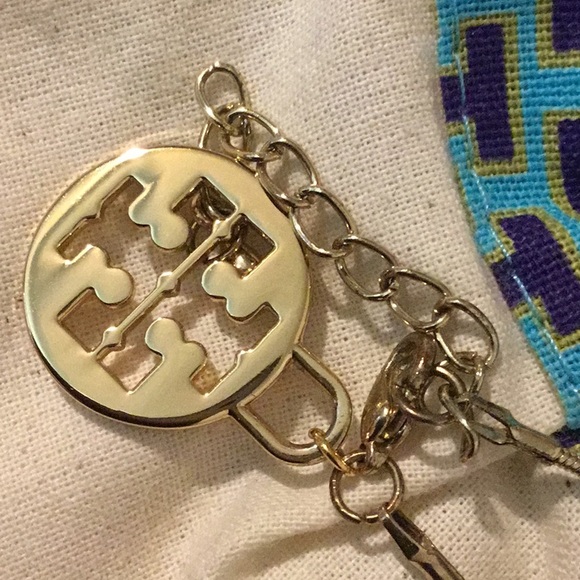 New Tory Burch Logo Charm Bracelet With Extender - Picture 5 of 15